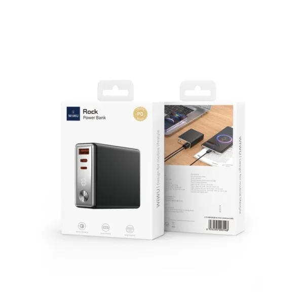 Доп. АКБ WIWU Rock 20000mAh Black